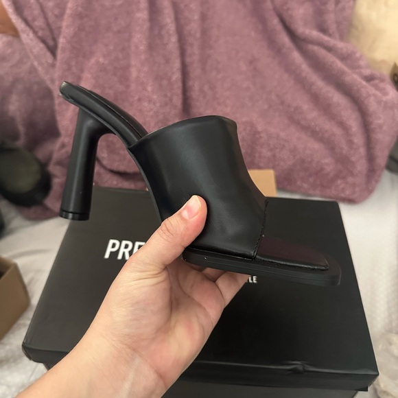 NWT pretty little thing high heels square toe size 7 - Picture 6 of 9